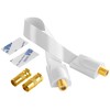 Poppstar 1x 28cm SAT window feedthrough cable (coax cable very