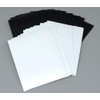 docsmagic.de 200 Premium Bi-Colour Card Sleeves Mat White/Black Standard Size