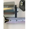 Set of 2 Weld On Trailer Tail Drag Casters, Solid