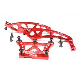 GTBracing CNC Aluminum Front Top Chassis Plate, Front + Rear Chassis Brace Set for RC 1/5 Gas Car 1:5 LOSI DBXL V1.0 (3pcs/Set)