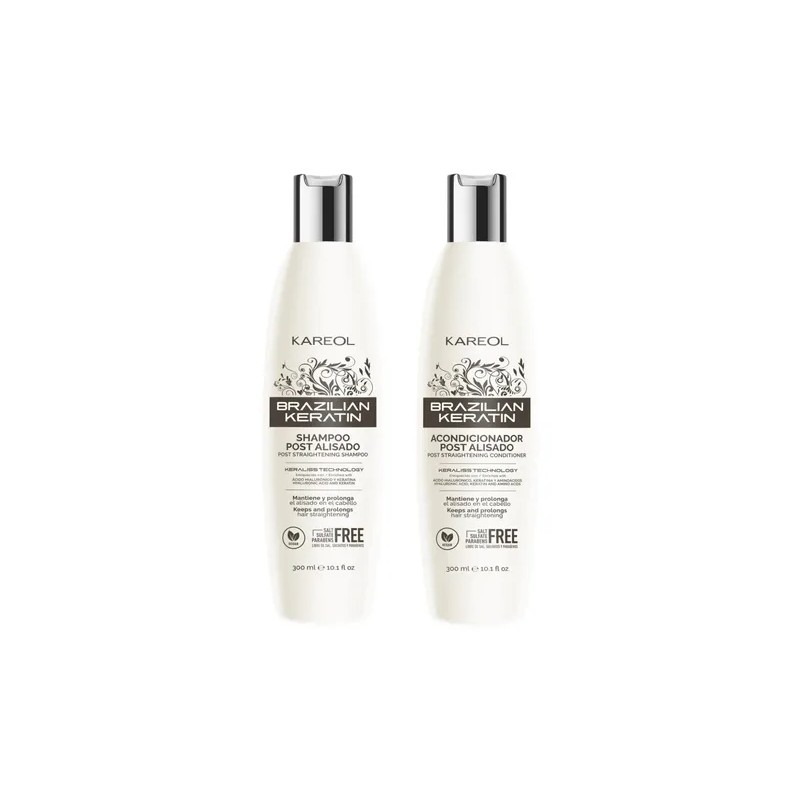 Kareol Shampoo Y Acondicionador Post Alisado Brasileño