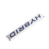 Topteng Car Emblem Sticker, 3D Hybrid Words Metal Emblem Rear