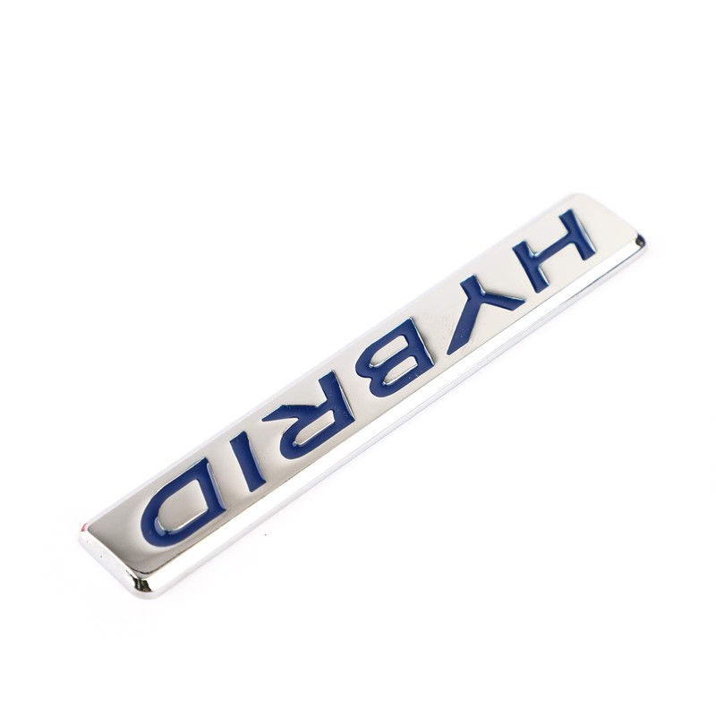 Topteng Car Emblem Sticker, 3D Hybrid Words Metal Emblem Rear