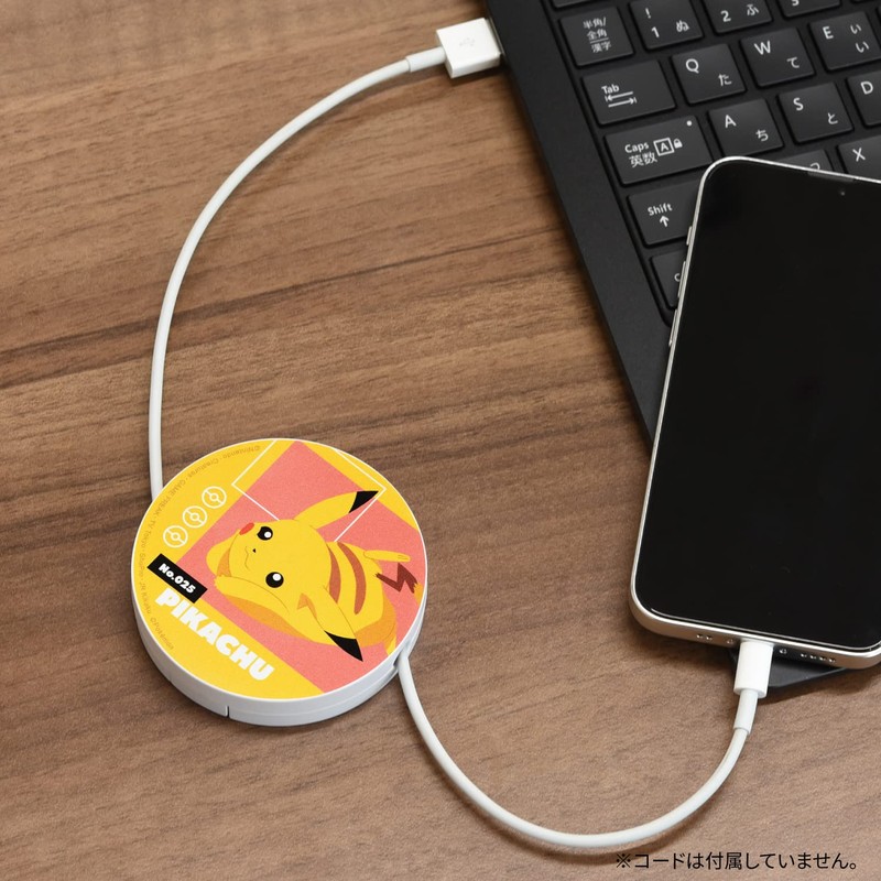 Gourmandise Pokémon Cord Reel Case Pikachu POKE-816A