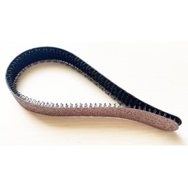 Kamipita Glitter Headband (36*1.8cm) No Pinching, No Pain Headband, Stress-free Stress-Free Headband Pain Free Headband (Glitter Champagne)