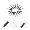 Gatuida 50pcs Eyebrow Brushes with Cap Small Brow Brush Applicator