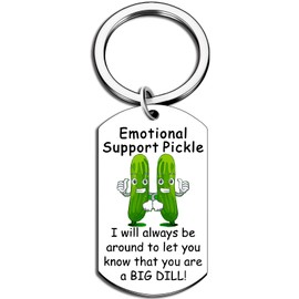 WXCATIM Emotional Support Pickle Gift Gifts For Women Cucumber Inspirational Gifts Funny Pickle Gifts For Women Boys Girls