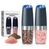 BELRIGO Battery Operated Salt And Pepper Grinder Set 2 Pack