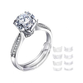 Aczyqws Invisible Ring Size Adjuster for Loose Rings Ring Adjuster Fit Any Rings Ring Clips to Make Rings Smaller Ring Reducer Assorted Sizes for Men and Women Fit Any Rings Various Sizes of Ring