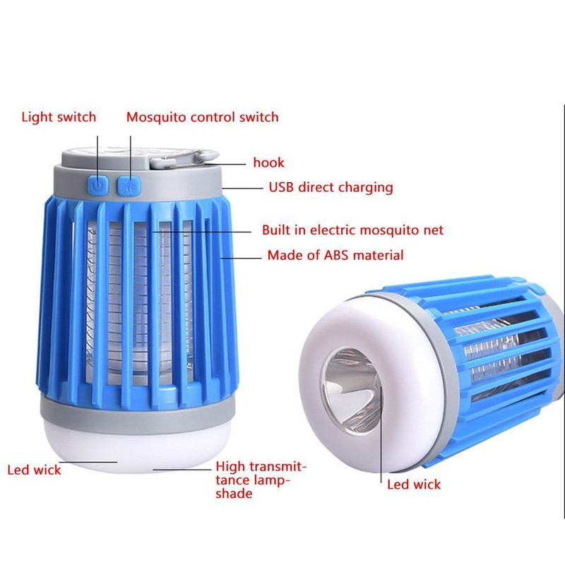 Outdoor Electric UV Light Mosquito Flies and Insect Killer Lamp