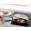 Leifheit ProLine series foldable splash guard, made of stainless steel,