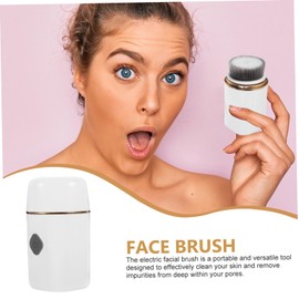 Beavorty Electric Facial Brush Portable Pores Cleansing Scrubber for Deep Cleansing Makeup Removal Lightweight Exfoliating Face Brush for Gentle Skin Care