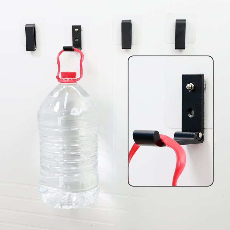 Allinside Coat Hooks, 4 Foldable Metal Coat Hooks, Modern Coat