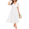 Women Plus Size White Dress Maxi Bridal Shower Summer Chiffon