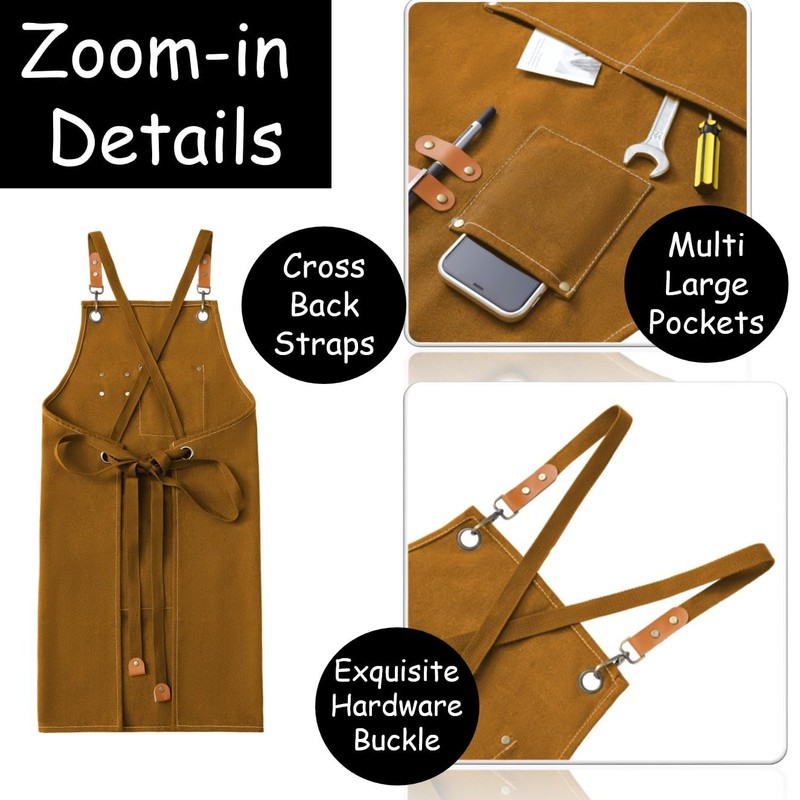 King Mills Plus Size Aprons For Men Women With Large