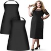Shyyween 2 Pcs Plus Size Chef Aprons Extra Large Adjustable