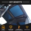 autotrim000 Glass Roof Sunshade Front & Rear Top Back Windows