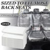BBTO 10 Pcs Plastic Disposable Car Seat Cover for Car