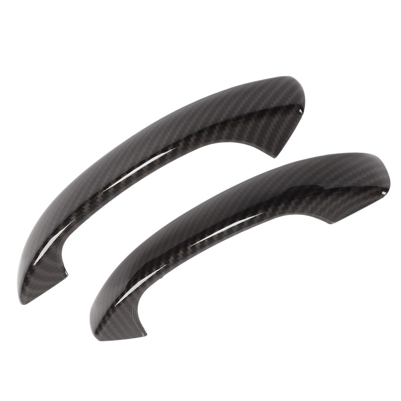 Car Exterior Door Handle Cover Carbon Fiber Style Replacement for