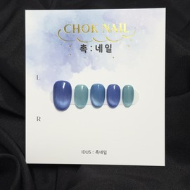 CHOK: 05 I'll show you the seaHandmade nail - Coffin / CHOK : 05 너에게 바다를 보여줄게수제네일 - 코핀