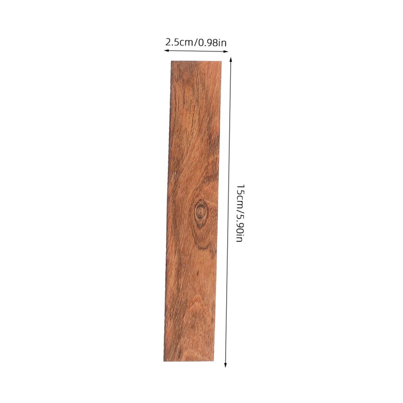 KONTONTY 6 pcs Textured Wooden Boards for DIY Crafts Natural