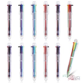 DUGEGAYL Multicolor Pen,10Pcs The Perfect Blend of Fun & Functionality, Versatile for Gifting, School & Office Use, Durable, and Waterproof Pens