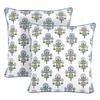 Ridhi Modern Farmhouse Pillow Covers Decorative Cotton Throw Pillow Covers