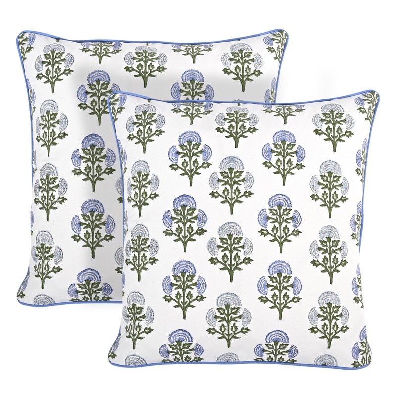 Ridhi Modern Farmhouse Pillow Covers Decorative Cotton Throw Pillow Covers