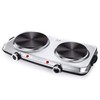 SUNAVO Hot Plates for Cooking, 1800W Electric Double Burner with
