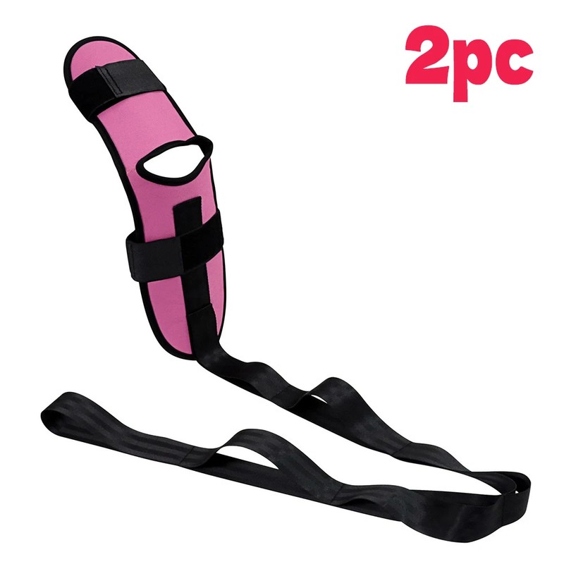 Yoga Stretching Strap for Flexibility Training – Multi-Loop Leg Stretcher