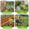 TRJZWA 172FT Drip Irrigation System Kit with 2 Zone Water