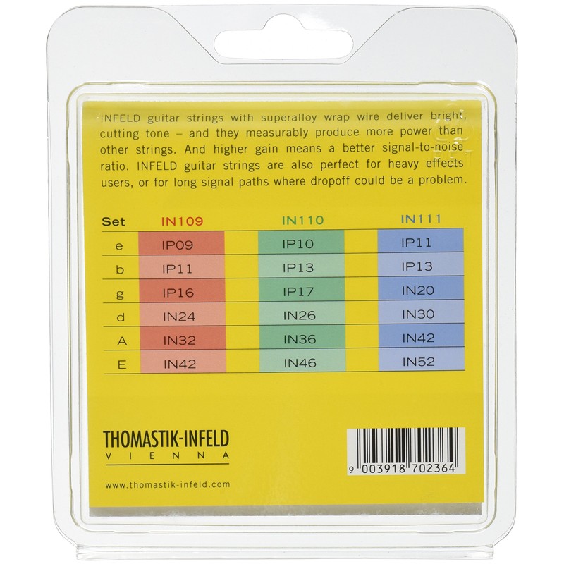 Thomastik-Infeld IN110 Guitar Strings, Complete Superalloy Set