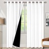 BGment Thermal Insulated 100% Blackout Curtains for Bedroom with Black