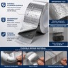 Aluminum Foil Butyl Repair Tape for Roof & Pipe Sealing