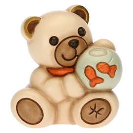 THUN - Icon Pisces, Zodiac - Teddy Stars - Symbols - Hand-painted Ceramic - 6.5 x 5.8 x 7.3 cm h