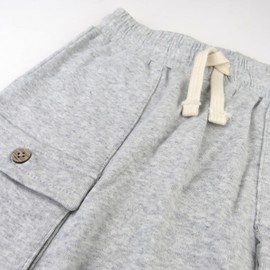 HonestBaby 2-Pack Cargo Shorts 100% Organic Cotton for Infant Baby and Toddler, Boys, Girls, Dusty Brown, 2T