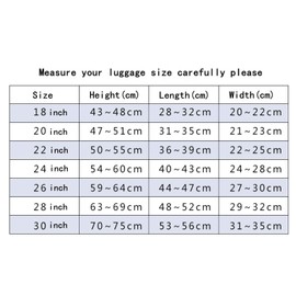 Clear PVC Suitcase Cover, Waterproof Luggage Cover DustProof Scratchproof Trolley Case Cover Suitcase Protector Cover Fits for Business Trip Travel School Daily Use (20 Inches), 28 Inches, 28 Inches,