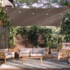 Sun Shade Canopy - 10x13ft Curved Rectangle Sun Shade Sail