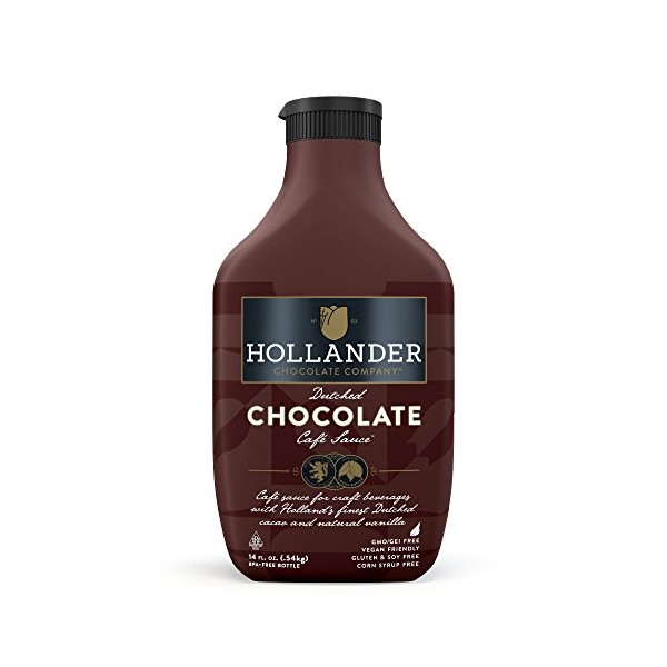 Hollander Dutched Chocolate Café Sauce™ | 14 fl. Oz. Squeeze Bottle