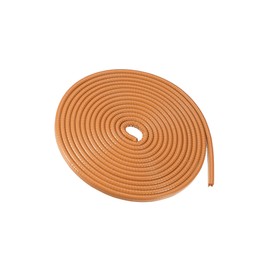 Motoforti Car Door Edge Guard, 16.4ft U Shape Rubber Edge Trim Seal Strip Protector Universal for Car Truck ATV Boat Multifunctional No Glue PVC Iron Orange Long-Lasting