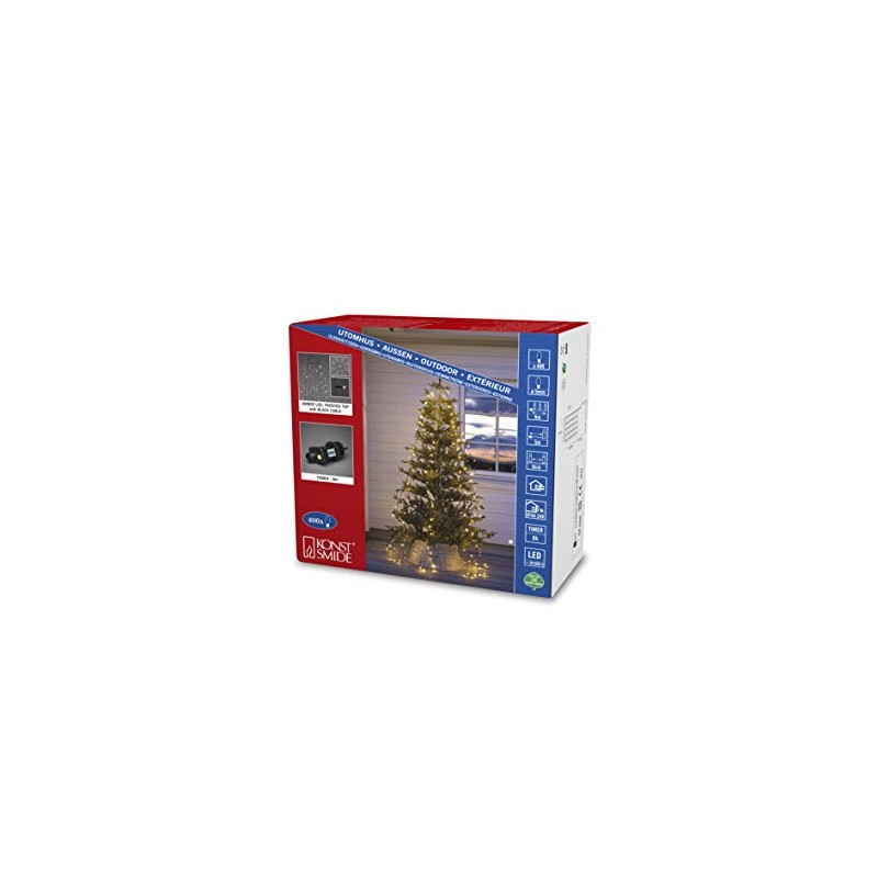 Konstsmide 6395-820 LED Tree Coat with Ring Diameter 15, 8