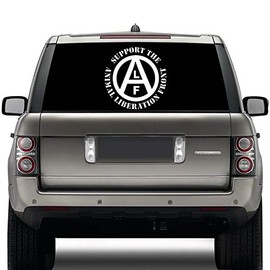 Animal Liberation Front Die Cut Vinyl Sticker - Vegan Vegetarian Rights Welfare Anti Authority Establishment Corporation Testing Social Political Class War Activism Anarchism Human (18 x 18 inches)