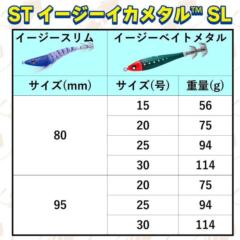 DUEL Easy Squid Fishing Set, ST Easy Equatal, SL 3.1