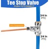 WHK Tee Stop Valve 3/4 Ptc x 3/4 Ptc x