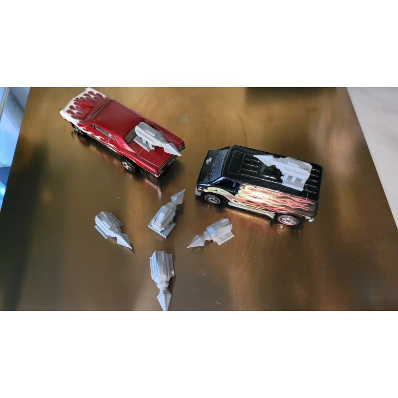 Hot Wheels Gasland, Mad Max Custom, Top Mount Harpoons 1/64