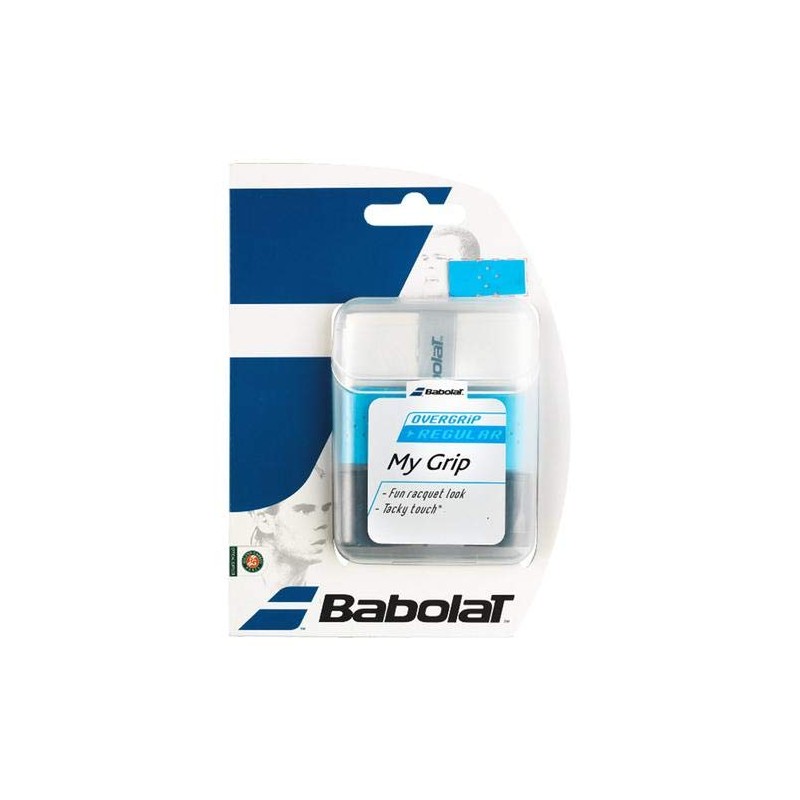 Babolat, Highly Absorbent Tennis OverGrip, My OverGrip x3, White