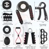 Entrenamiento De Agarre Mano Elastica Fortalecedor Dedo 9pcs
