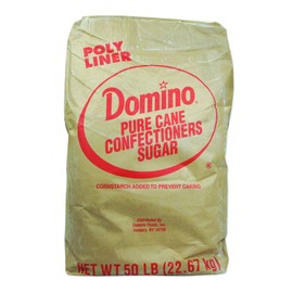 DOMINO SUGAR Powdered Sugar 50 lb - Ordering Only, 1 LB