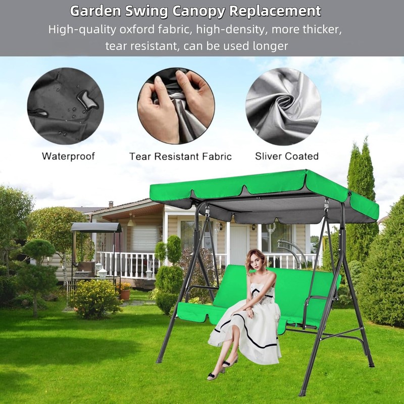 Garden Swing Canopy Replacement, Swing Chair Canopy Replacement for Swings