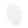 Feathers Baby Girls 100% cotton super soft One-piece Bodysuits 2-Pack